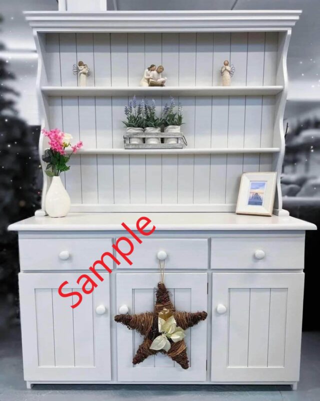 example of an upcycled dresser using recycled paint